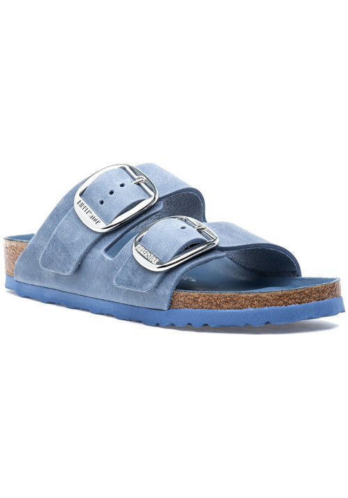 Birkenstock Arizona Big Buckle Oiled Leather Dusty Blue