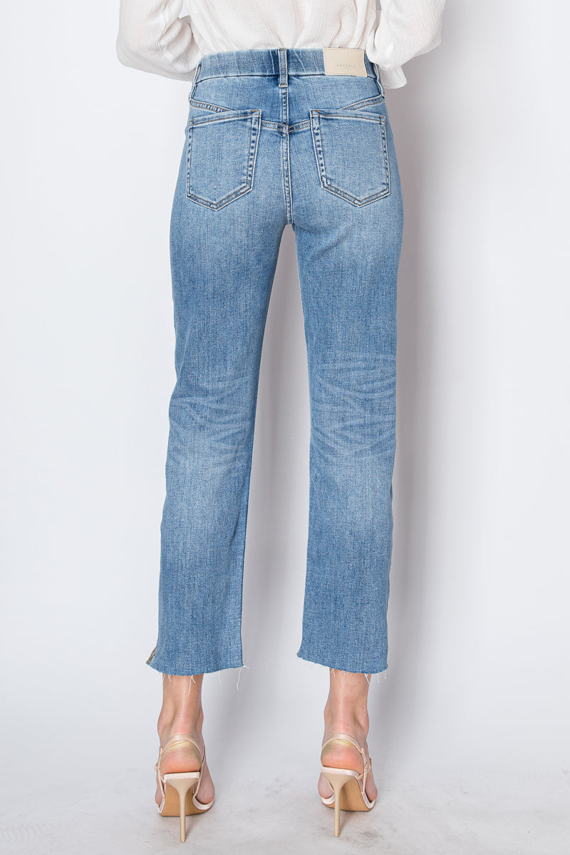 Cecilia Tummy Control High Rise Slim Straight Jeans