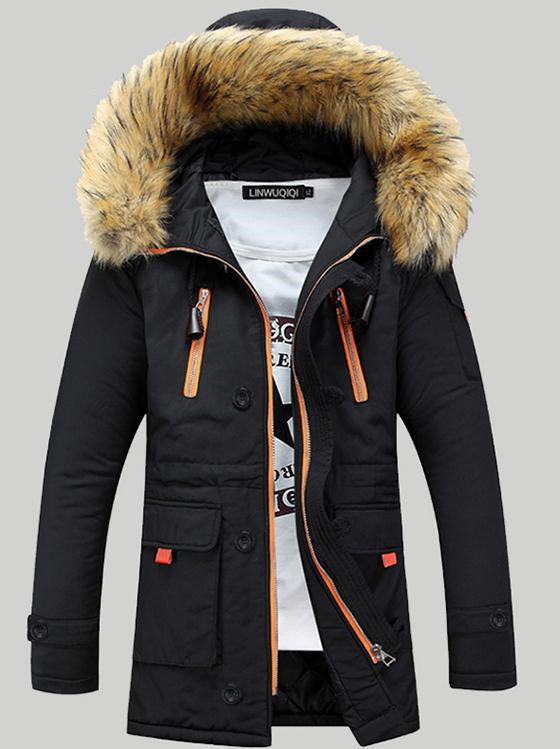 Men’s Hooded Padded Winter Jacket