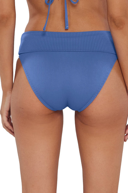 Sunsets Hannah High Waist Swim Bottom - Harbor Blue
