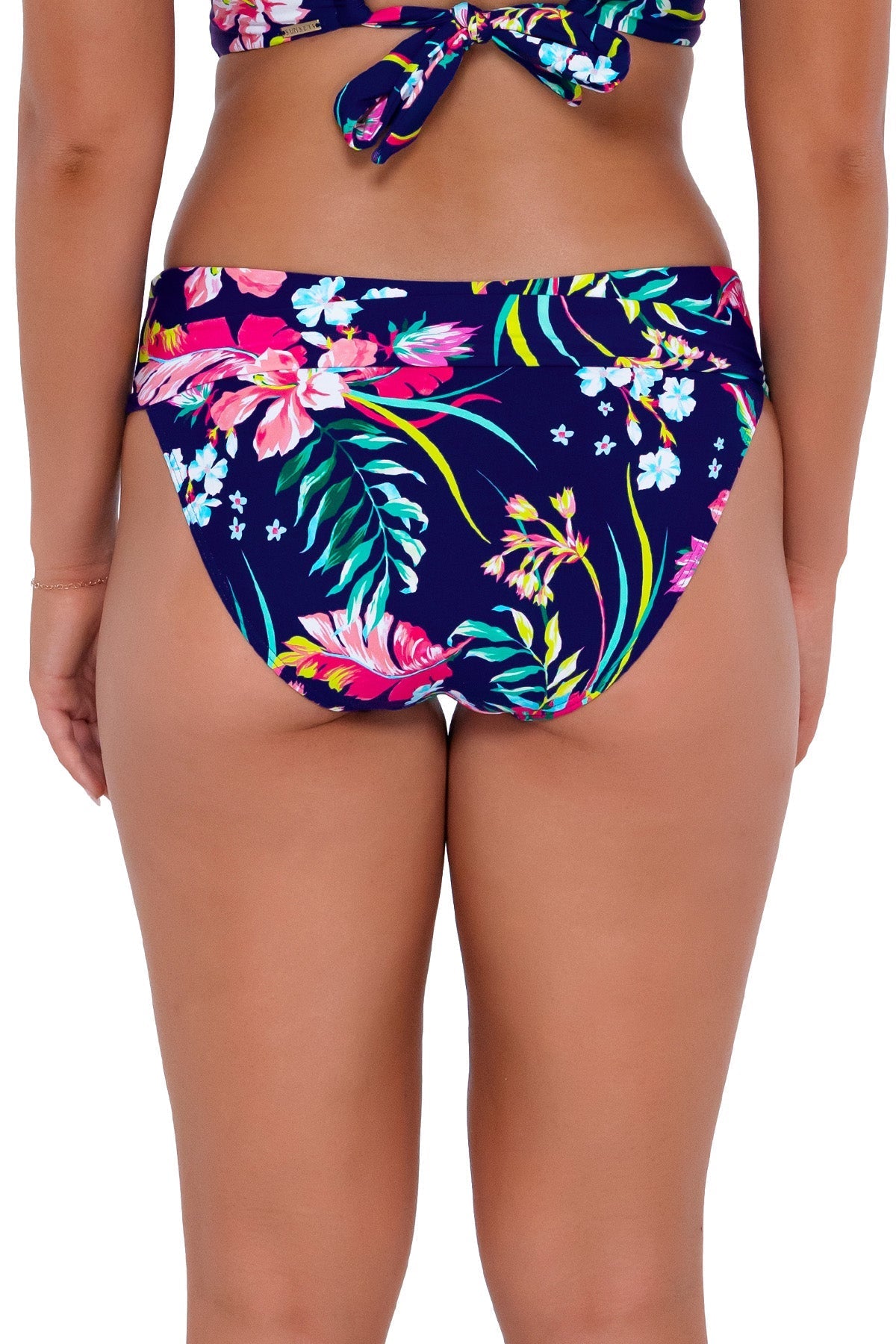 Sunsets Hannah High Waist Bottom - Island Getaway - FINAL SALE