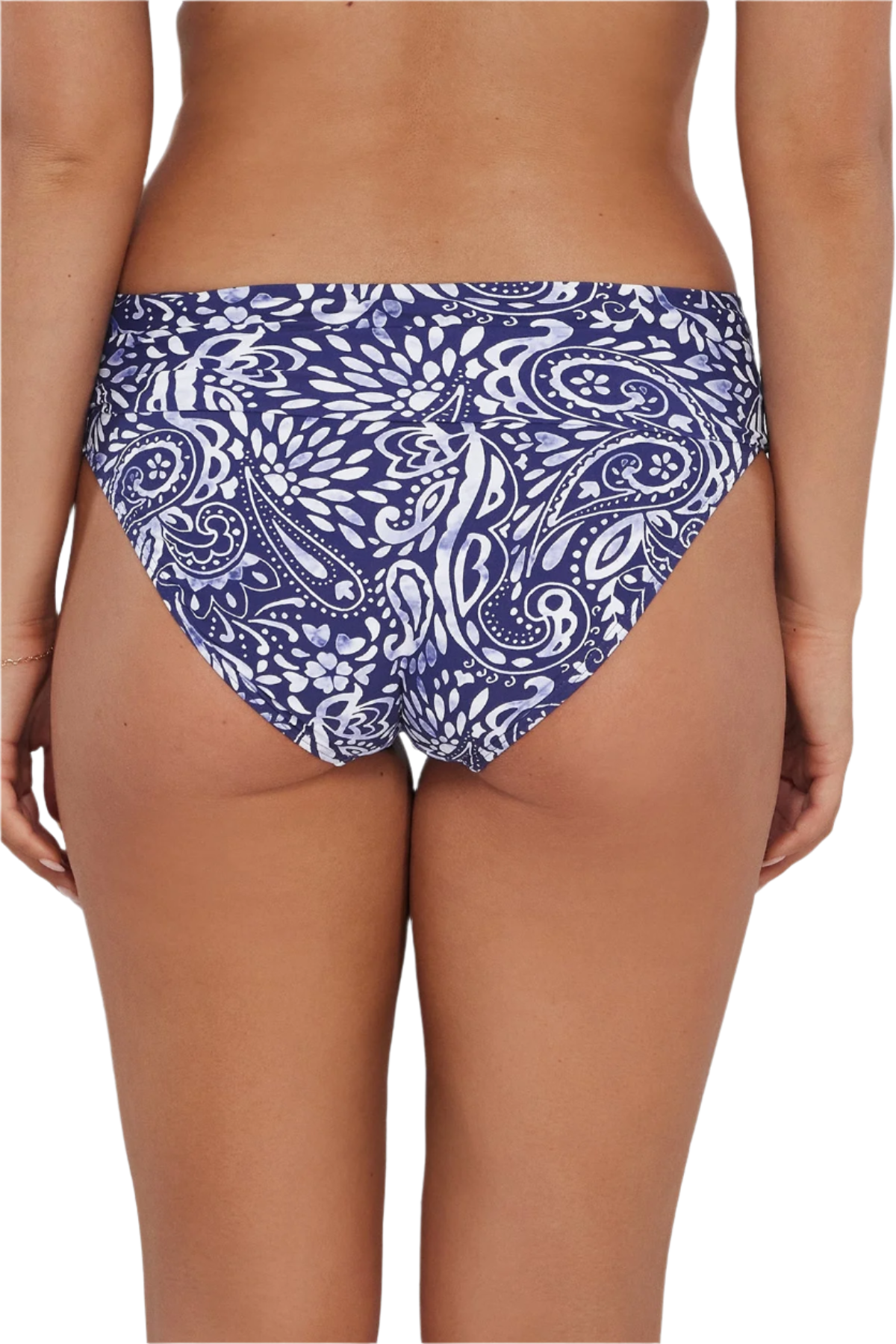 Sunsets Hannah High Waist Bottom - Marina - FINAL SALE