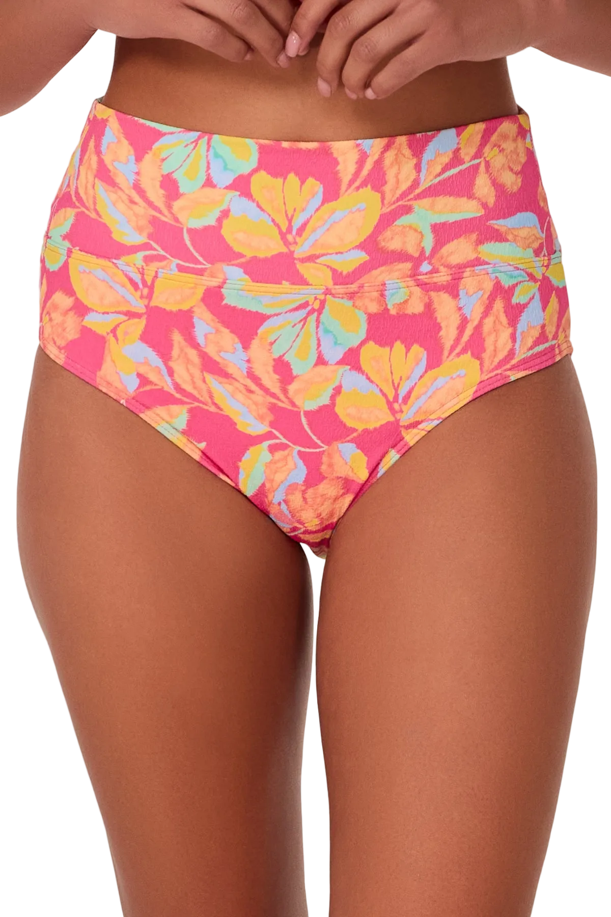 Sunsets Hannah High Waist Swim Bottom - Magic Hour Crepe