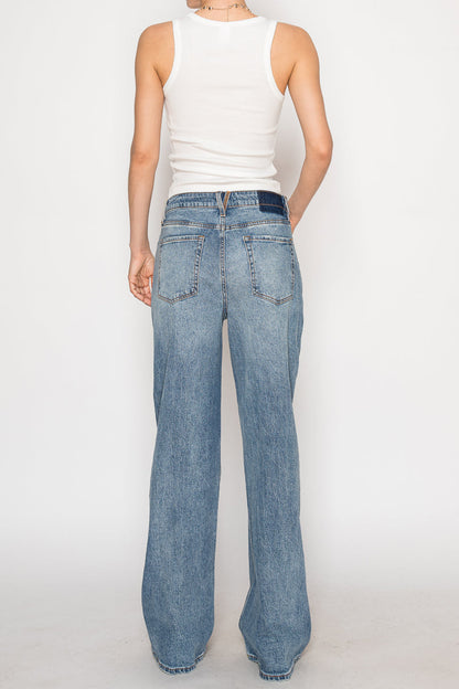 Blue by Artemis Slim Ultra High Rise 90's Straight Jeans