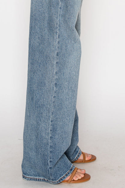 Blue by Artemis Slim Ultra High Rise 90's Straight Jeans