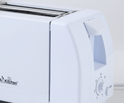 Cool Touch Toaster with 6 Temperature Settings & Extra Wide 1.25" Slots for Bagels, Waffles, Specialty Breads, Puff Pastry, Snacks, ETL Certified, 2 Slices