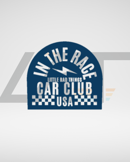 Car Club Usa Tee - Cream (front Only)