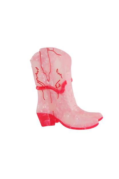 SSR Cowgirl Hair Claw Clip - Cowboy Boot