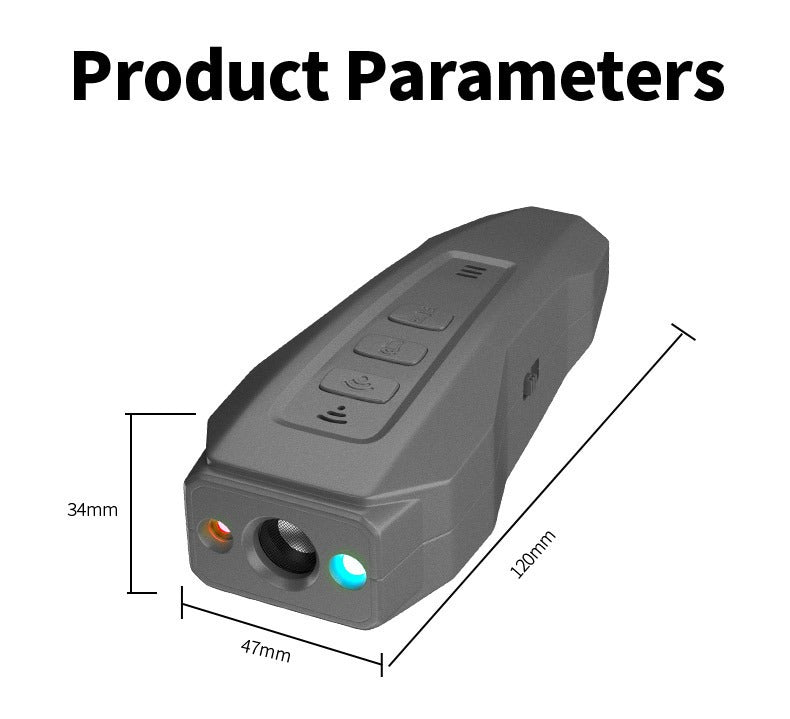 Ultrasonic barking stopper, anti-barking artifact, rechargeable, variable frequency LED flashing light, portable dog training device