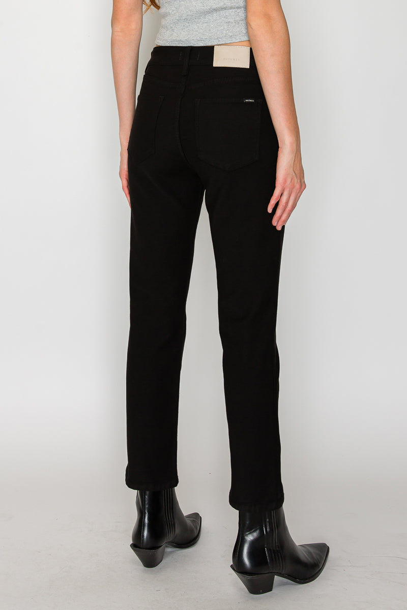 Alessandra Tummy Control High Rise Ankle Slim Straight Jeans