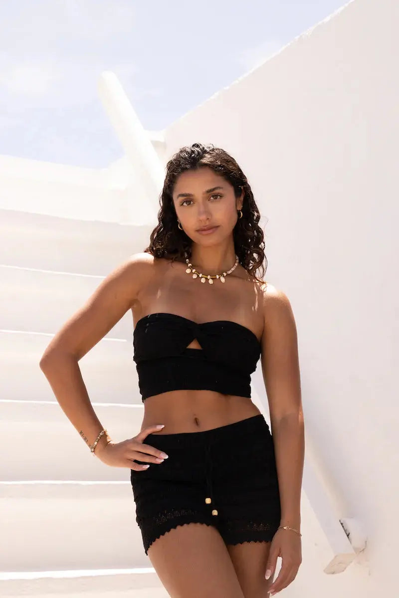 Blanco By Nature Cosmo Mini Skirt - Black