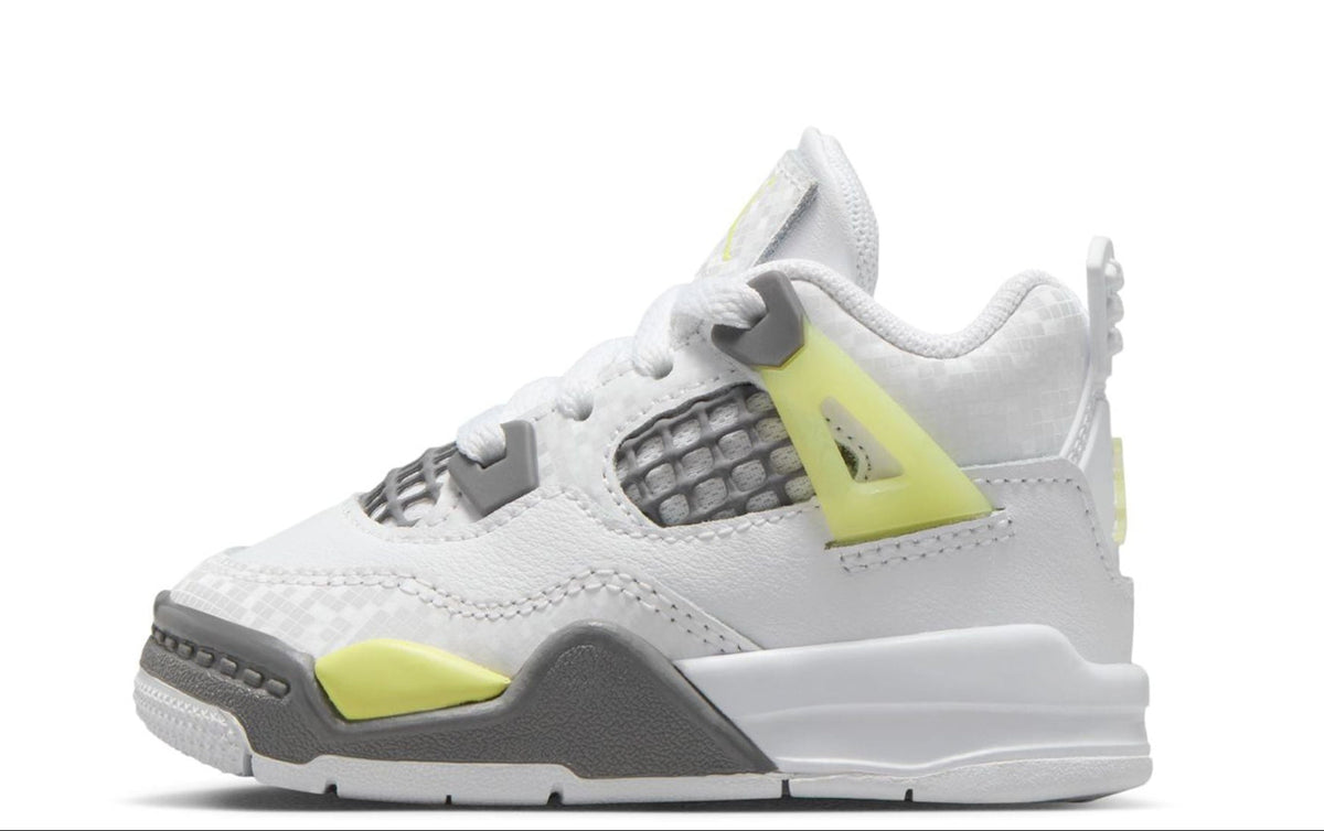 Air Jordan Toddlers Retro 4 'Light Lemon Twist' Td (Td)