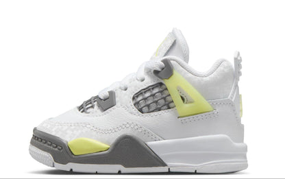 Air Jordan Toddlers Retro 4 'Light Lemon Twist' Td (Td)