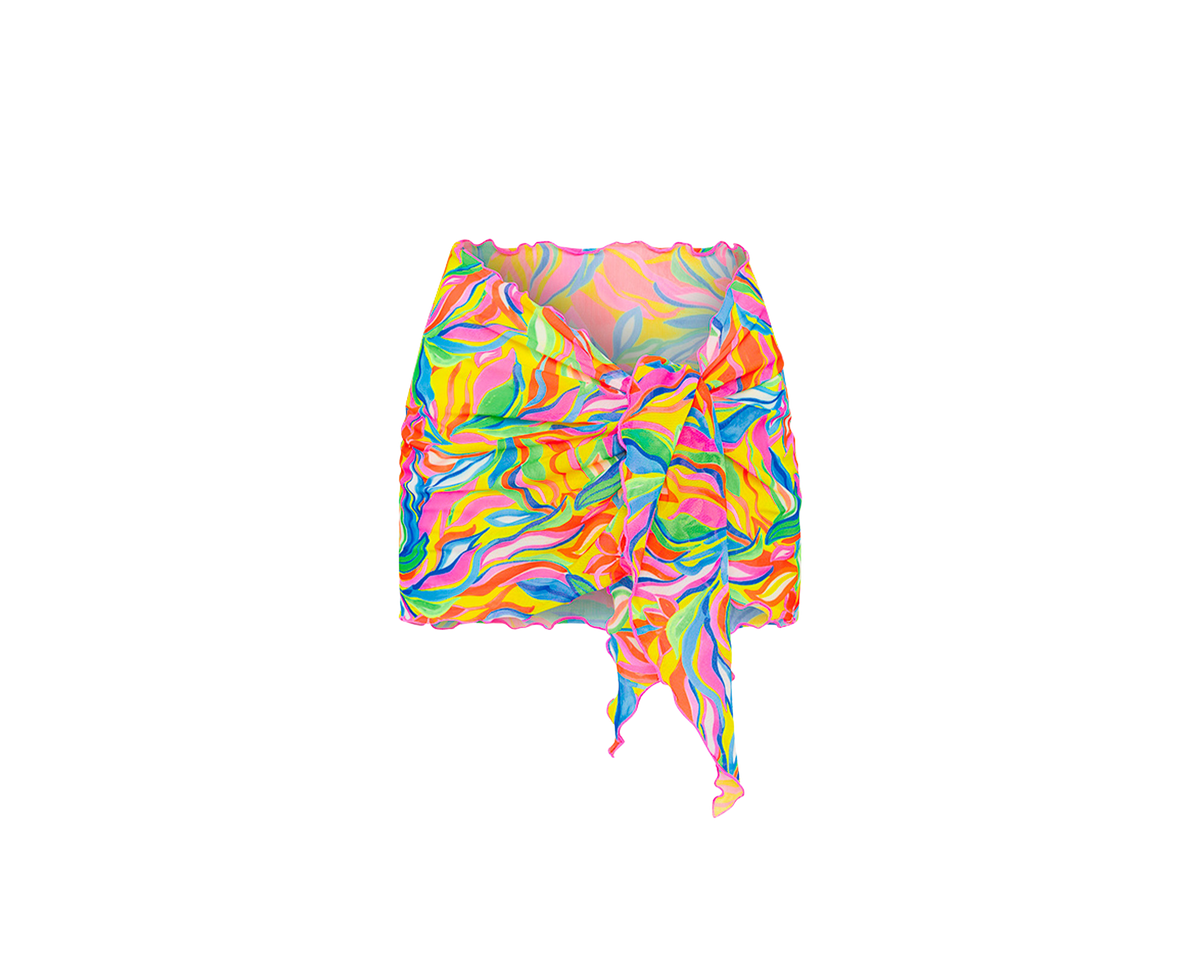 Kulani Kinis Mini Mesh Sarong - Tropical Illusion - FINAL SALE