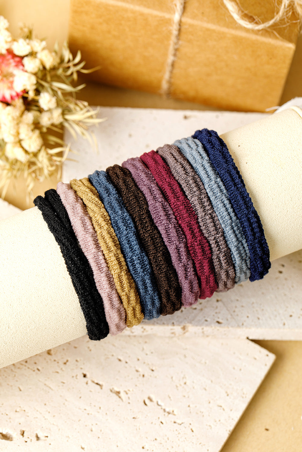 Bonnie Elastic Textured Hair Tie by Threaded Pear