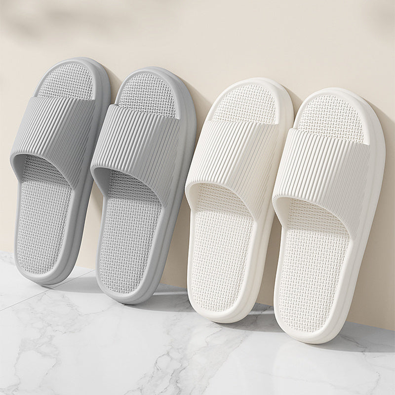 Striped Non-Slip House Slippers