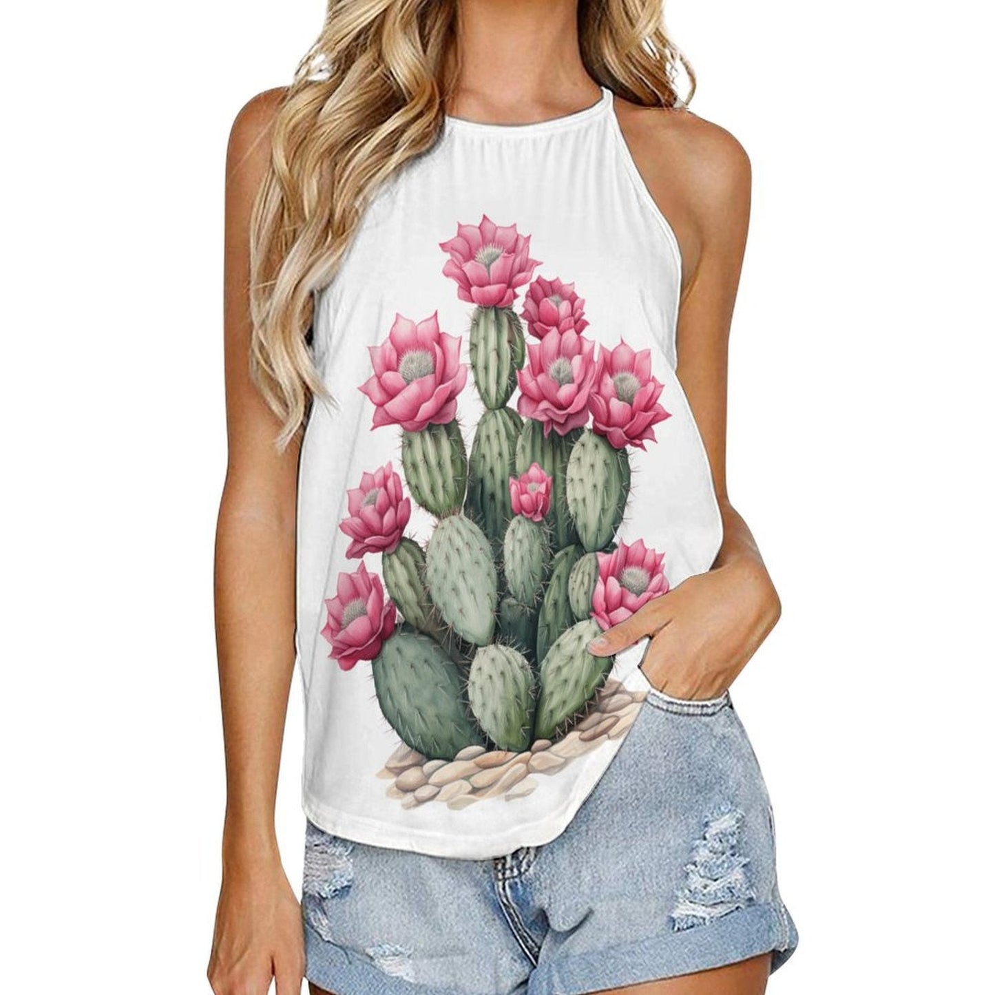 Cactus Western Tank Top