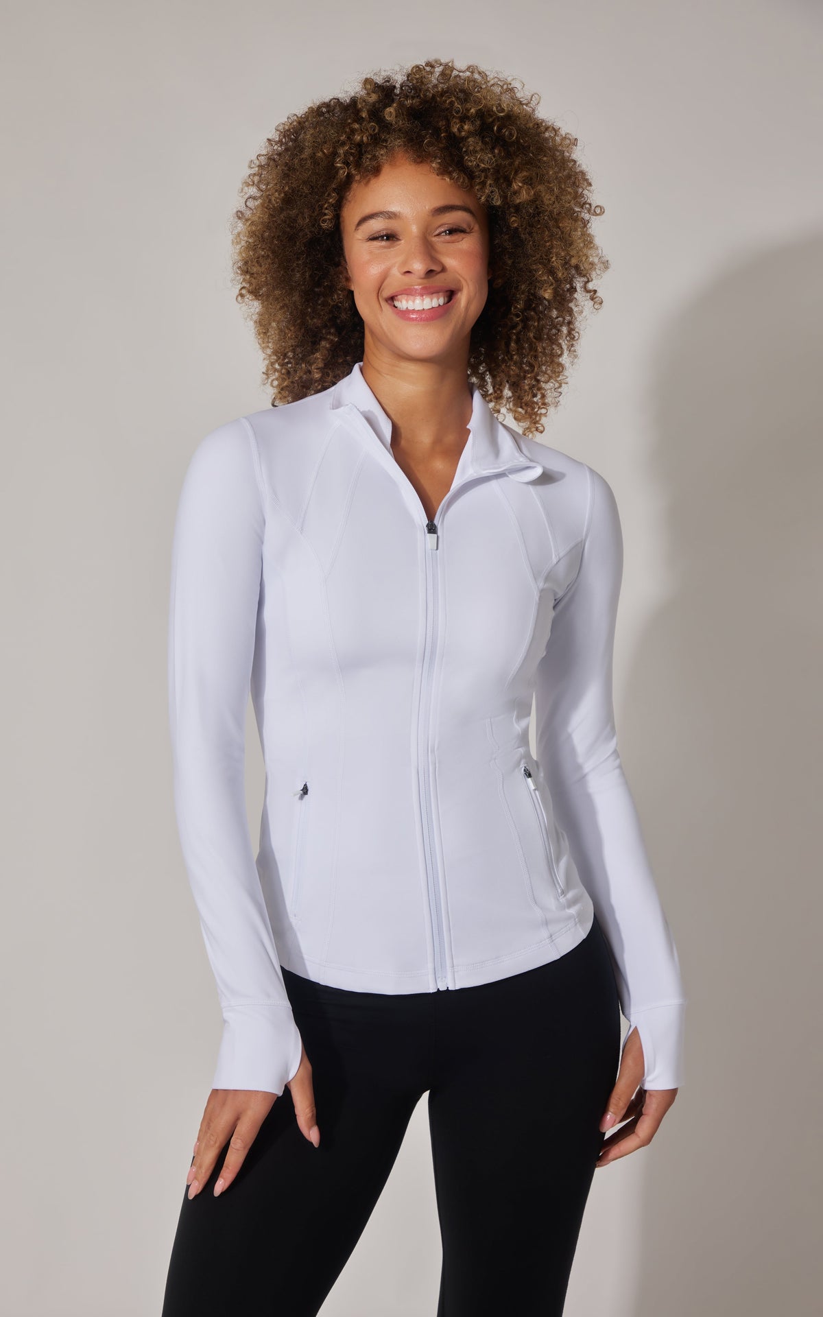 90 Degree by Reflex Nude Tech Jetsetter Full Zip Performance Jacket