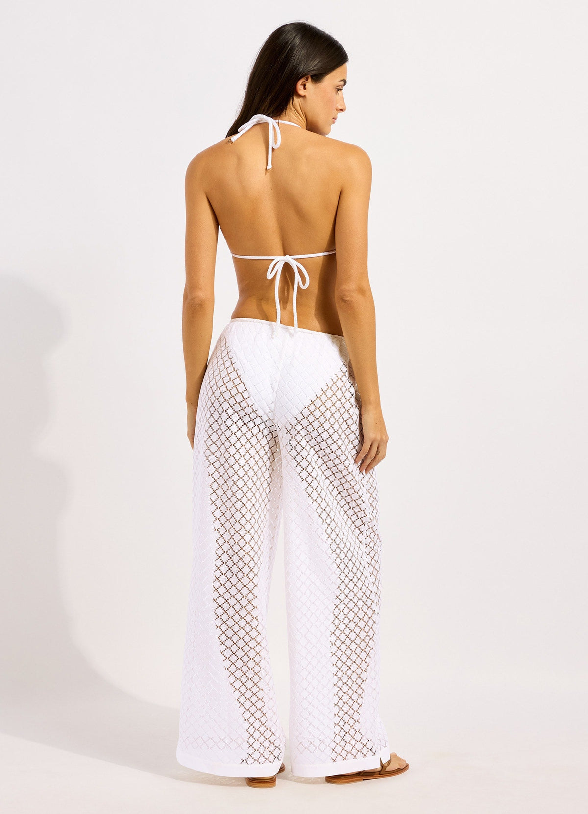 Beachedit Drawstring Lace Pant