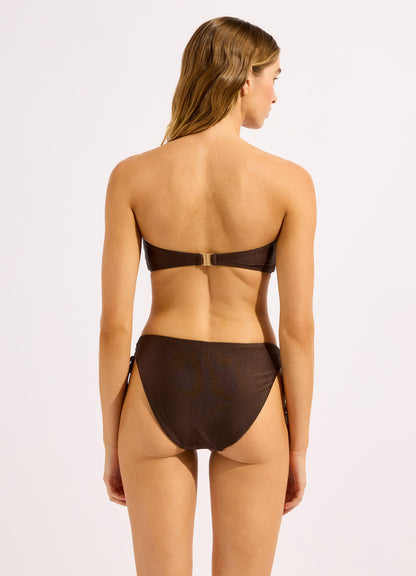 Palermo Ring Front Bandeau Bikini Top