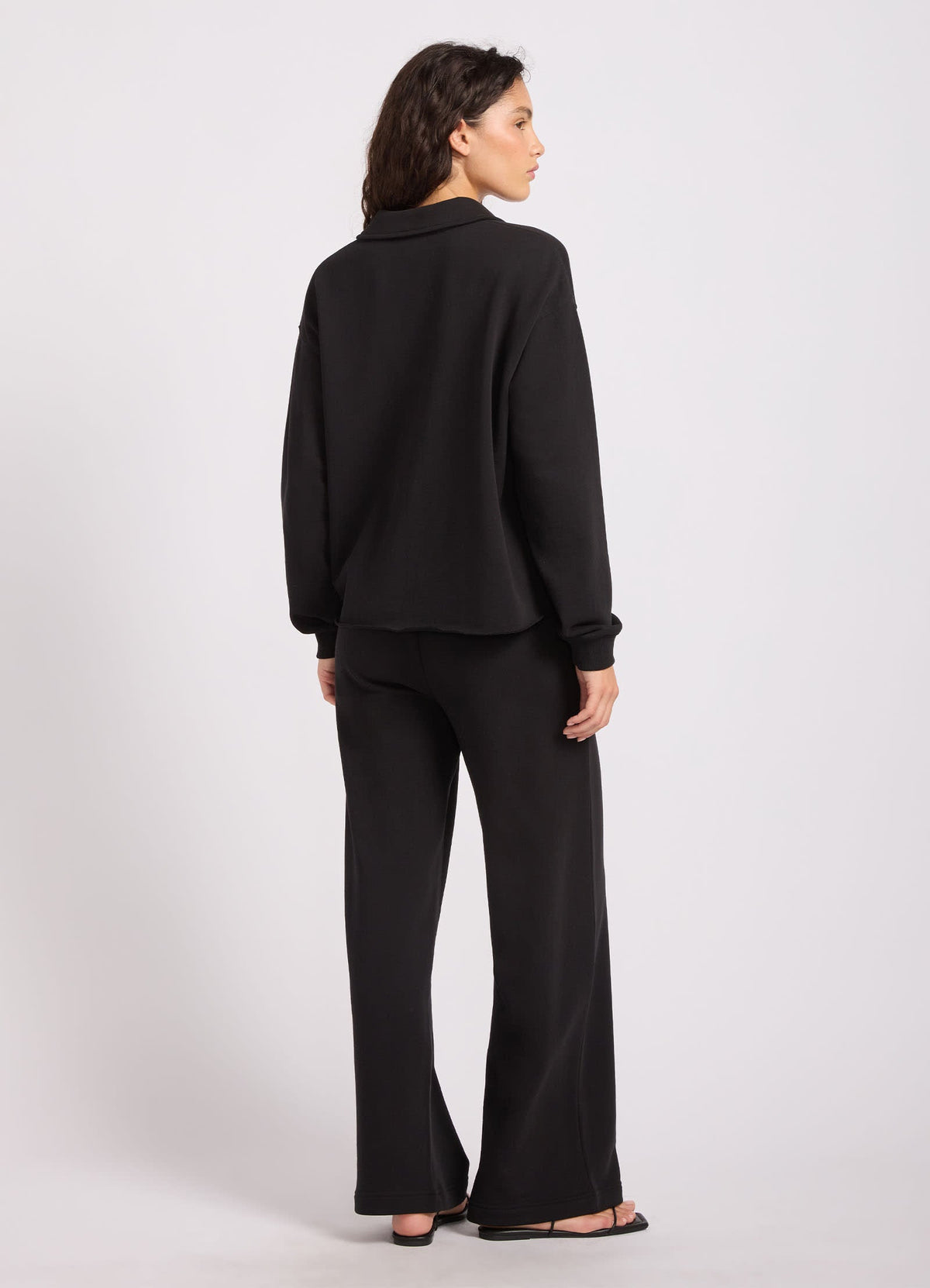 French Terry Polo Popover
