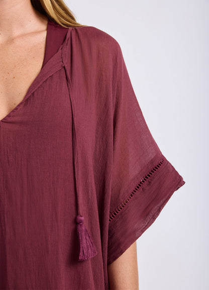 Crinkle Gauze Kaftan