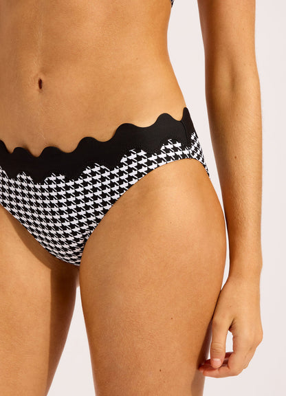 Gia Check Ric Rac Hipster Bikini Bottom