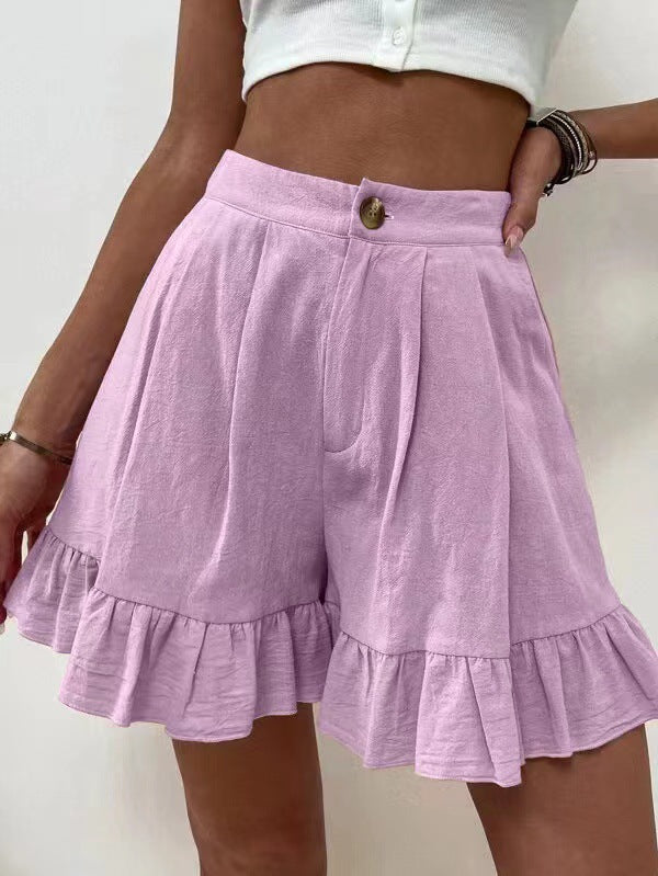 Loose-fitting Shorts High-waisted Shorts For Women