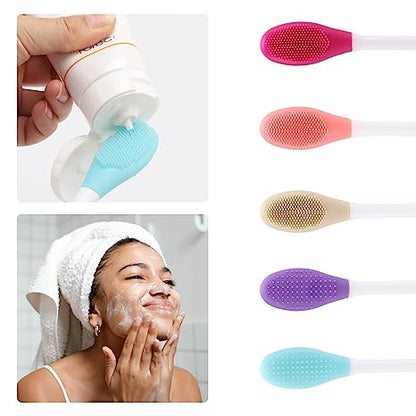 Facial Cleansing Brush | Silicone Face Scrubber Tool