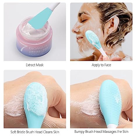 Facial Cleansing Brush | Silicone Face Scrubber Tool