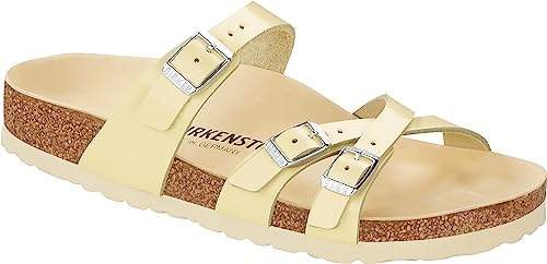 Birkenstock Unisex Franca Natural Leather Patent Butter