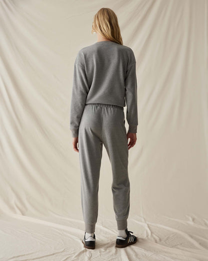 Womens April Lightweight Sweatpant - French Terry - Grey