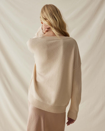 Womens Alexa Lightweight Cardigan - Cotton Sweater Knit - Whitecap