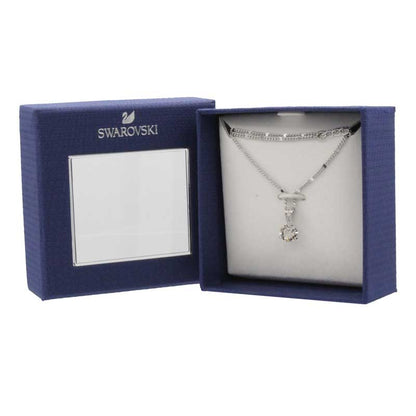 Swarovski Solitaire Collection Pendant Silver Necklace