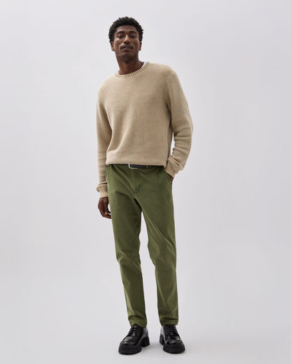 Mens Lightweight Chino - Stretch Cotton Twill - Cypress