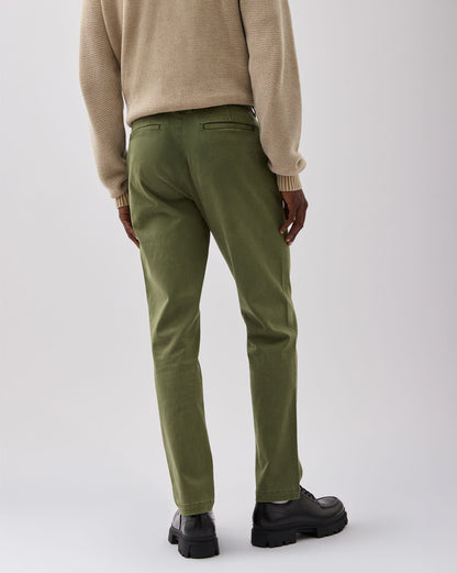 Mens Lightweight Chino - Stretch Cotton Twill - Cypress
