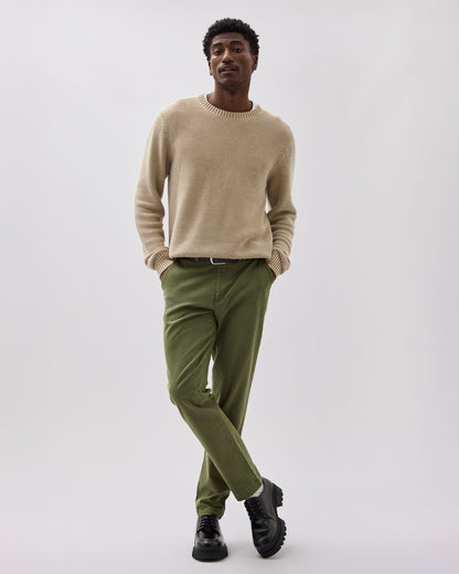 Mens Lightweight Chino - Stretch Cotton Twill - Cypress