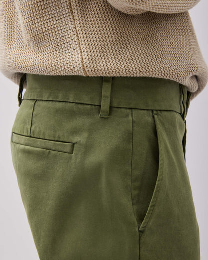 Mens Lightweight Chino - Stretch Cotton Twill - Cypress