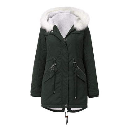 Women’s Fur Collar Padded Parka