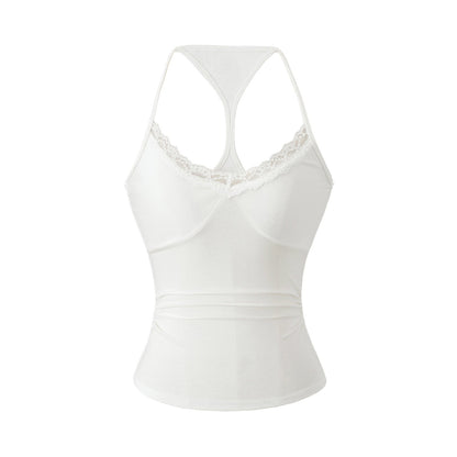 Slim fit V-neck top for women