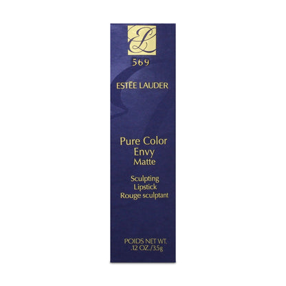 Estee Lauder Pure Colour Envy Matte Sculpting Red Lipstick 569 Fearless