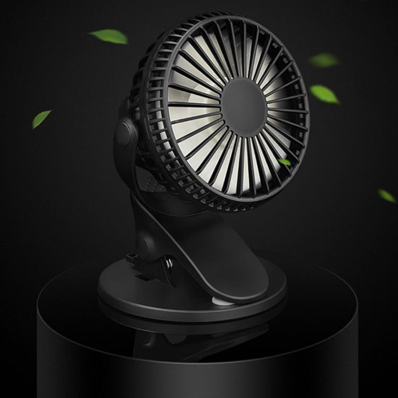 Mini Student Desk Fan USB Powered Three Speed Brushless Motor