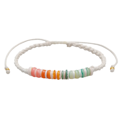 Lotus and Luna Coco Braided Puka Shell Bracelet