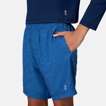 Boys' Textured Solid Swim Short
