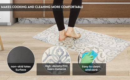20"x39" Anti-Fatigue Embossed Floor Mat (Rustic Medallion)