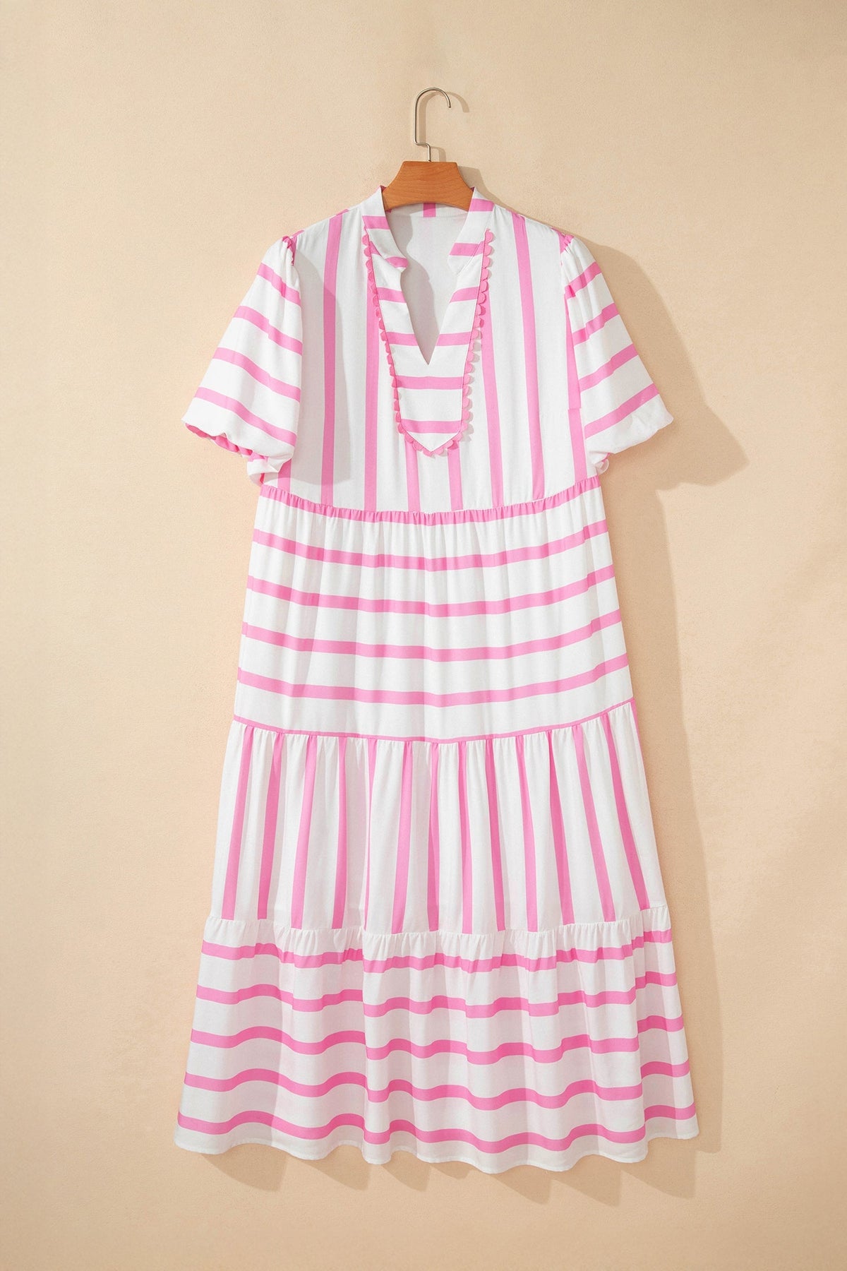 Elowen Sleeve Tiered Maxi PLUS Dress