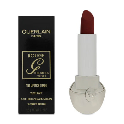 Guerlain Rouge G Luxurious Velvet The Lipstick Shade Velvet Matte No.555 Brick Red