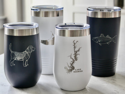 Blue Fin Tuna Insulated Tumblers