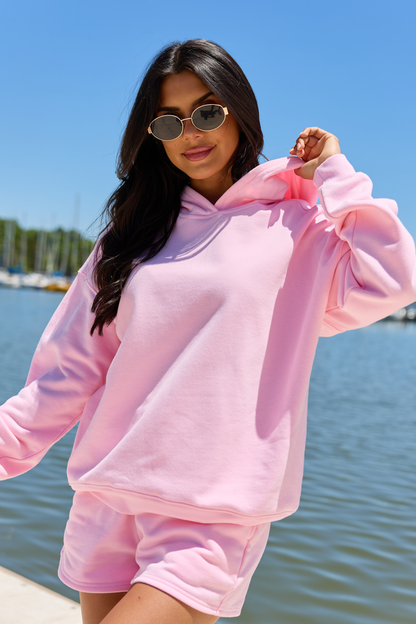 Everyday Ease Light Pink Hoodie