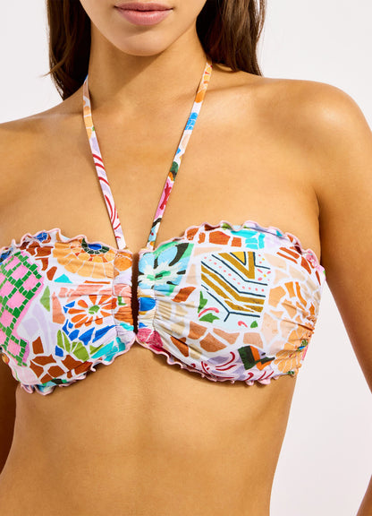 Beach Boheme Bandeau Halter Bikini Top